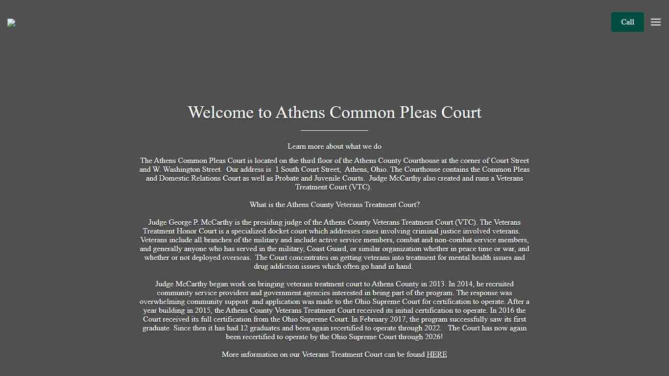 Home - Athens Common Pleas Court Ohio