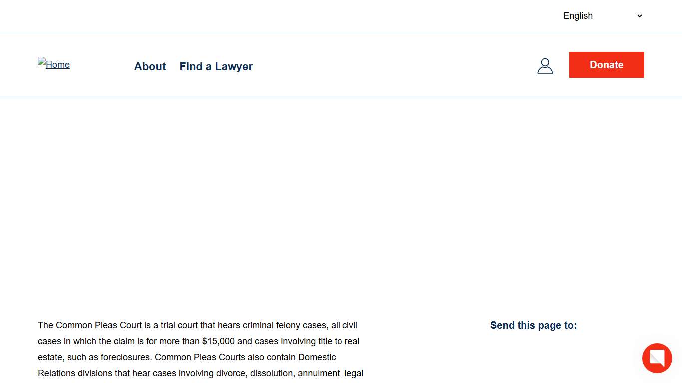 Athens County Common Pleas Court Ohio Legal Help