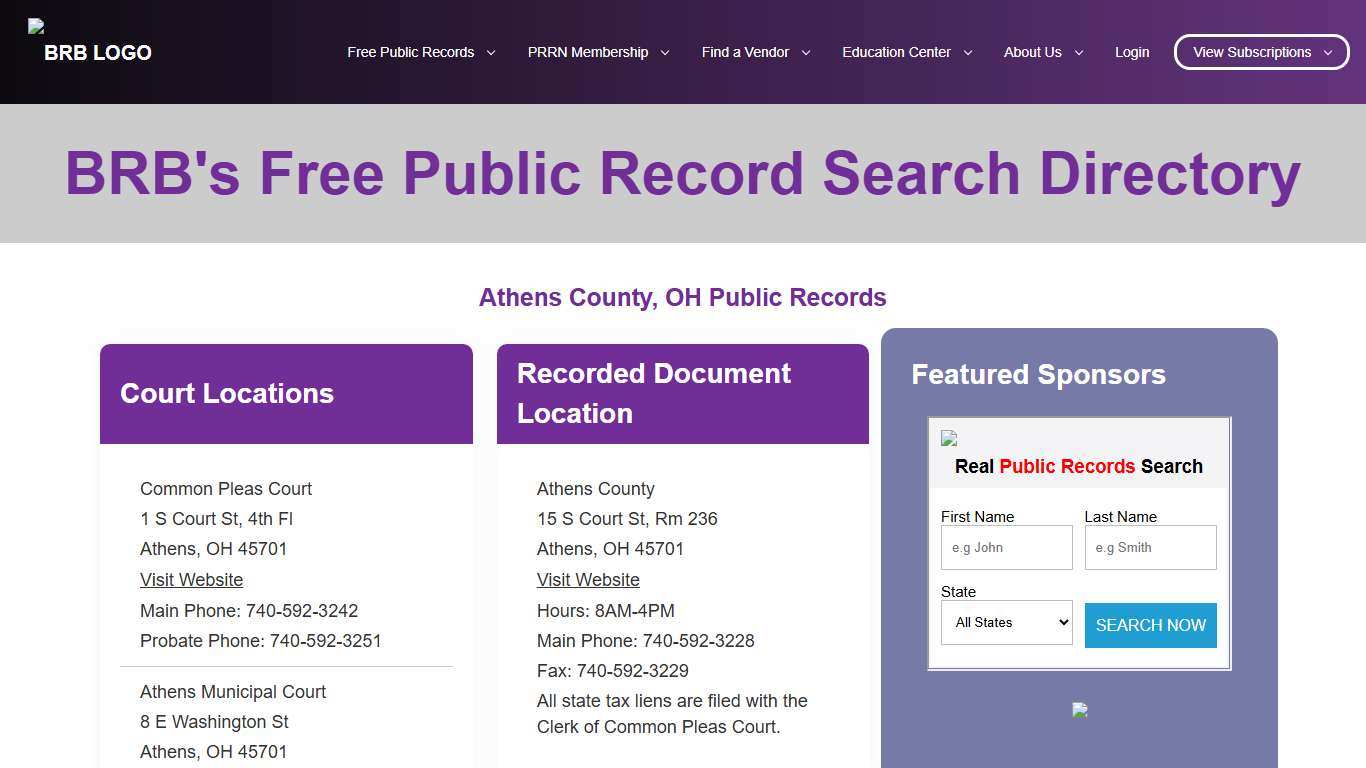 Free Sites County BRB